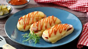 🍕 Горячие бутерброды за 5 минут: кетчуп, огурец, сыр и ветчина - хрустящие, сытные, ароматные