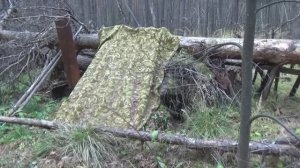 Дикие крики в лесу и странный схрон!