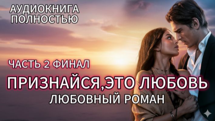 ПРИЗНАЙСЯ,ЭТО ЛЮБОВЬ | ЧАСТЬ 2 ФИНАЛ | ЛЮБОВНЫЙ РОМАН | АУДИОКНИГА ПОЛНОСТЬЮ смотреть онлайн
