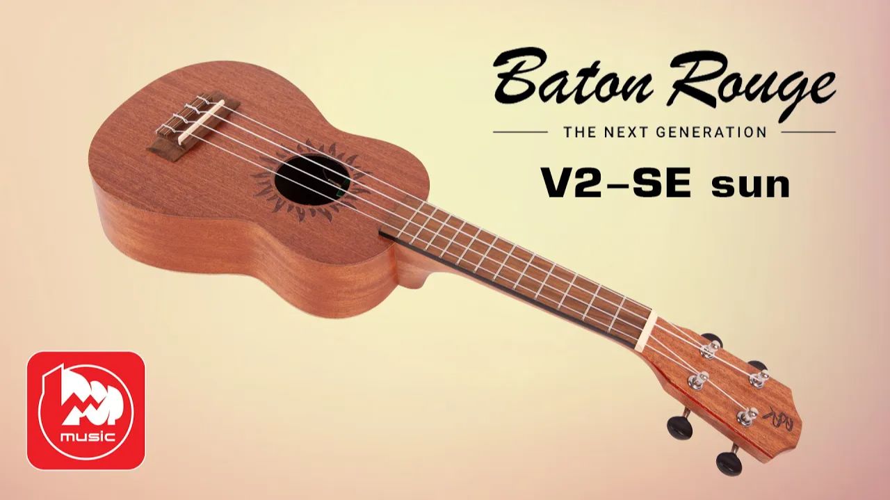 Cопрано-укулеле Baton Rouge V2-SE Sun (с подключением) смотреть онлайн