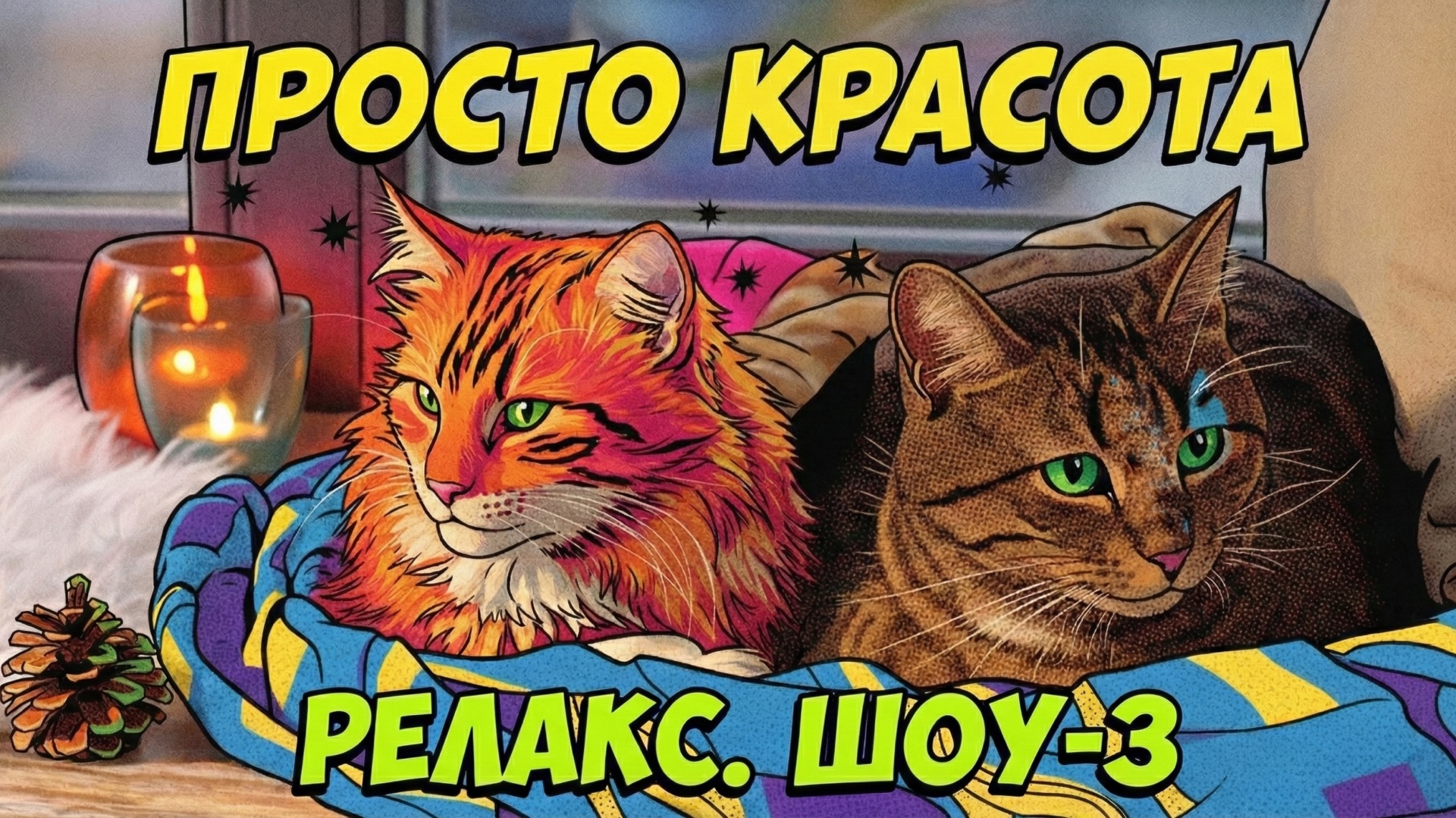 ПРОСТО КРАСОТА. Релакс  Шоу-3. 4K-60fps