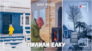 Елку жалко:(( | Провели день на даче!  - ВЛОГ №3820 - 10.01.26