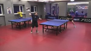 Ушаков А. (561) - Грязнов Г. (611) 08.01 настольный теннис Любительский турнир