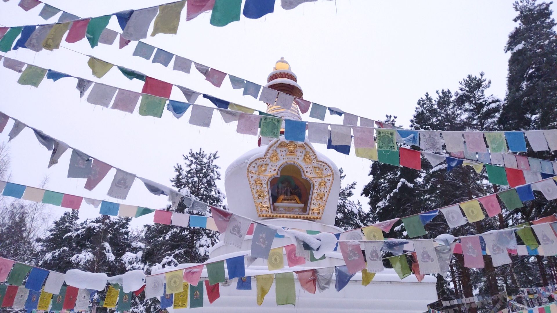 ❄️Зима в Северном Кунсангаре🛕Ступа Совершенной Победы в снегу✨😍Павлово-Посадский р-он✨ 07.01.2026 смотреть онлайн