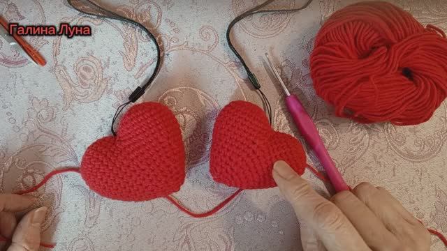 ❗ Сердечко крючком в подарок ,МК вяжем вместе смотреть онлайн