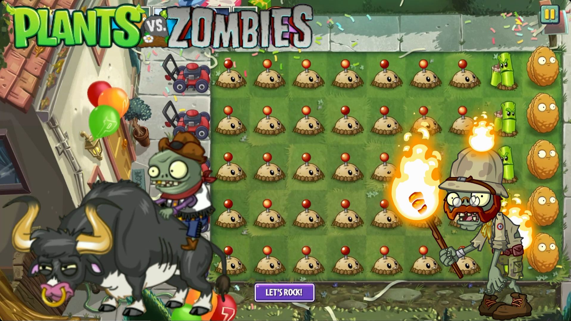 Зомби против растений! Plants vs Zombies ПвЗ PvZ Растения против Зомби смотреть онлайн