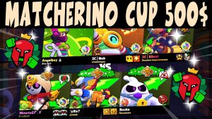 MATCHERINO CUP 500$ - ANGELBOY NOB SILENT vs BUZKO JYRO MEWTU #brawlstars
