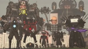 От самого маленького до самого большого персонажа в skibidi toilet