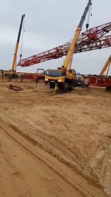 Площадка по перевороту крана