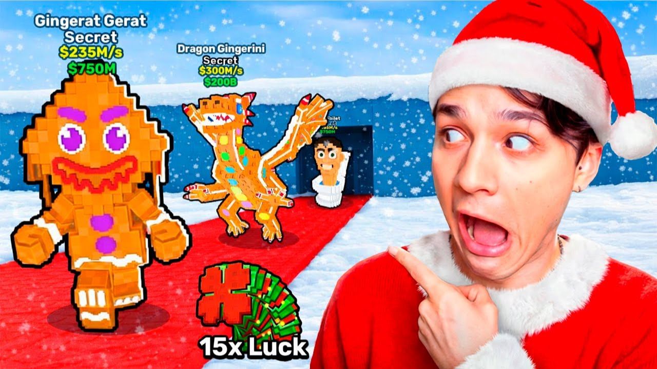 УКРАДИ БРЕЙНРОТ РОБЛОКС 😱 КУПИЛ 15Х УДАЧУ И ПОЛУЧИЛ РОЖДЕСТВЕНСКИХ БРЕЙНРОТОВ В STEAL A BRAINROT смотреть онлайн