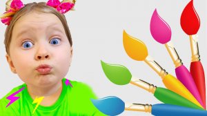 Детская песенка про цвета и весёлые видео для малышей 🎨👶