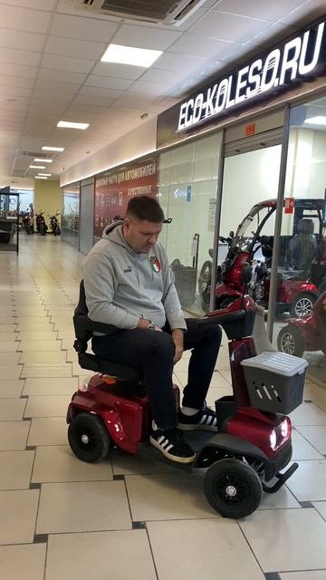 Акция на электроскутер для пожилых людей и маломобильных- Eco Koleso i6💥 смотреть онлайн