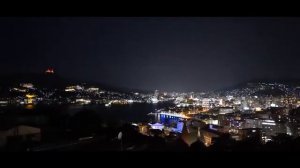 Жизнь в Нагасаки (Япония) - Ночной вид на Нагасаки с горы Набеканмуру 11.05.2023