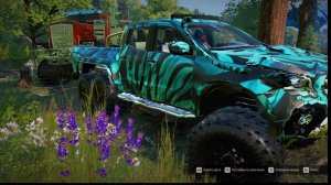 SnowRunner Высокое напряжение Северная Каролина Залив Пайнлайн Реактивная зона Равнина Овиро хиллз п