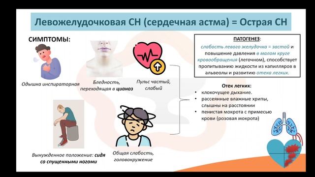 Лекция 3.2 Сердечная недостаточность смотреть онлайн