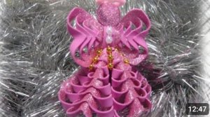 ангелочек из фоамирана своими руками DIY christmas decorations