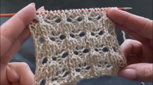 🧶НЕСЛОЖНЫЙ АЖУРНЫЙ УЗОР