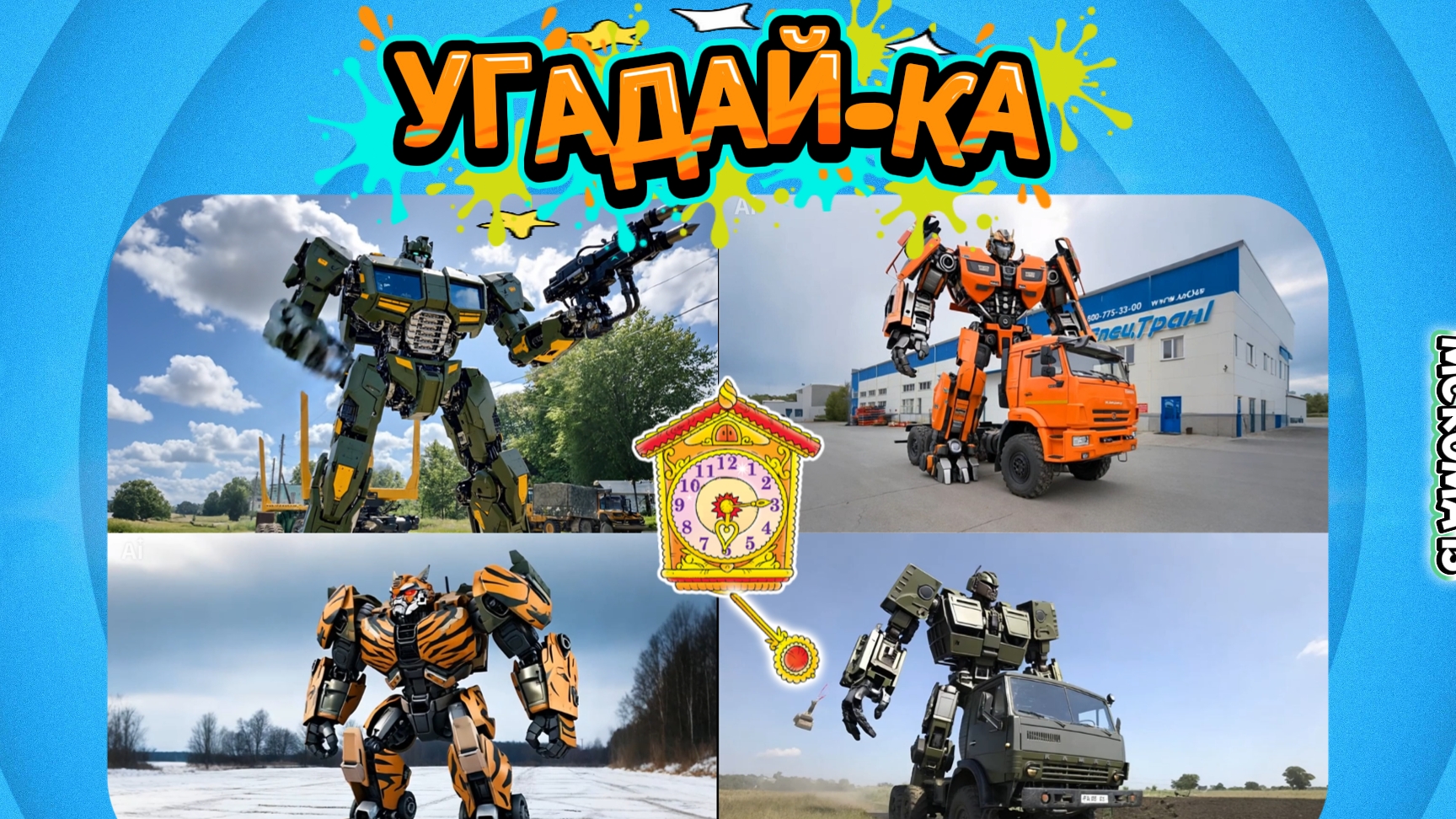 ПОЛИЦЕЙСКИЙ ТРАНСФОРМЕР! Викторина для самых умных! 🚓🚨 #НайдиТрансформера смотреть онлайн