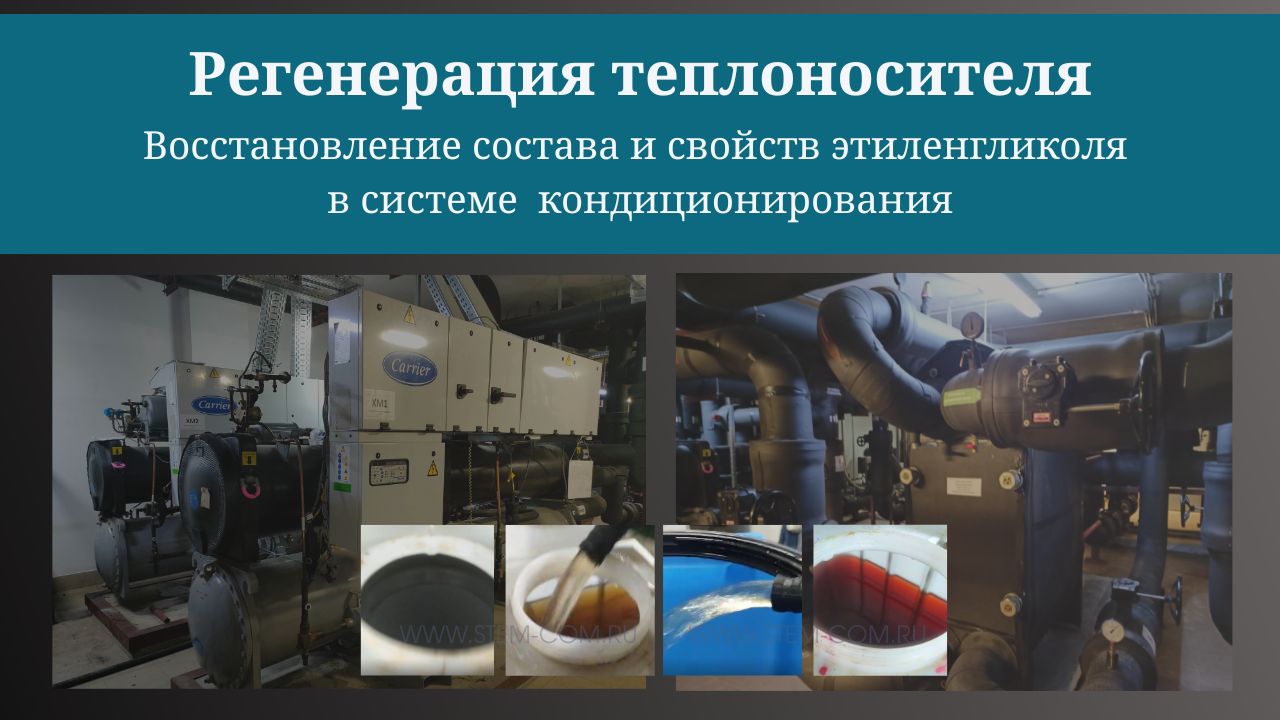 Восстановление теплоносителя (этиленгликоля) в системе центрального кондиционирования смотреть онлайн