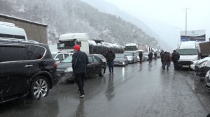 Военно-Грузинскую дорогу закрыли в Северной Осетии для всех видов транспорта