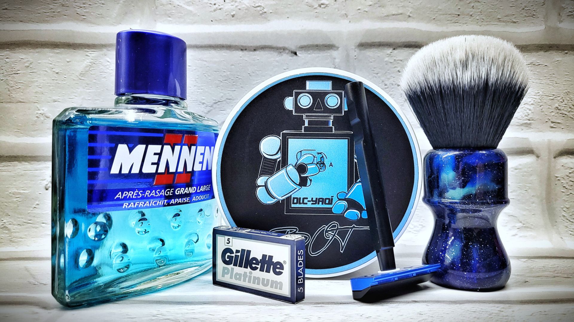Бритье! Yaqi Tachi - Gillette Platinum - Yaqi Cosmos - Yaqi Bot - Mennen Grand Large
