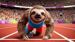 Ленивец на Олимпиаде