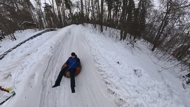 7.01.2026 Тюбинг парк Каракуль г.Нижнекамск. Insta360 x4