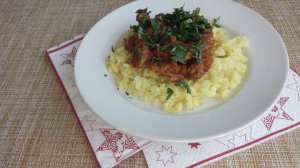 Поджарка из свинины. Блюда из свинины.Вкусный ужин.