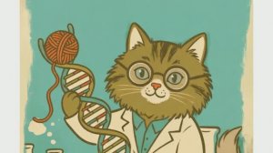 Генетика кошки - курсовая работа, превращенная из ностальгичных соображений в подарочную брошюрку