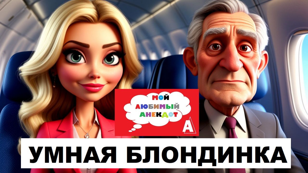 Анекдот «УМНАЯ БЛОНДИНКА» смотреть онлайн