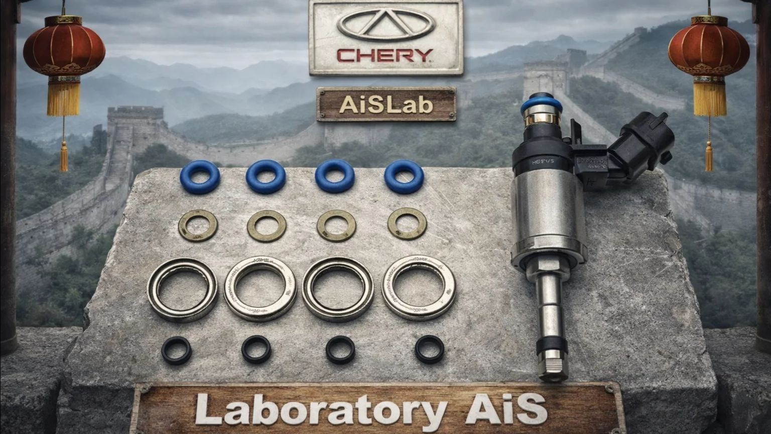 Ремкомплект на 4 инжектора B-138S, Jetour X70,Chery Arrizo,Tiggo,Omoda.mp4