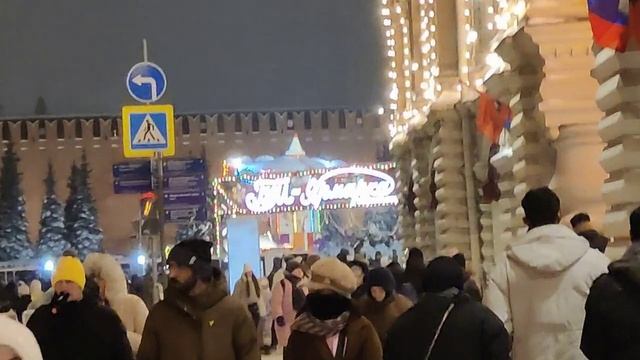 Новый Год в центре Москвы смотреть онлайн
