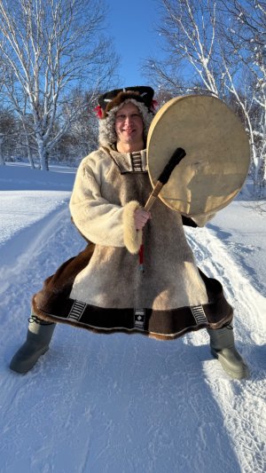Танцы коренных северных народов на Камчатке.