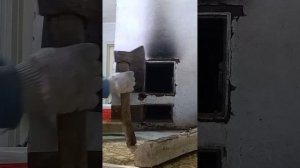 Дом в глуши. Топим печь