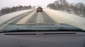 Под Калугой в результате цепной аварии погибла семья из Брянска.