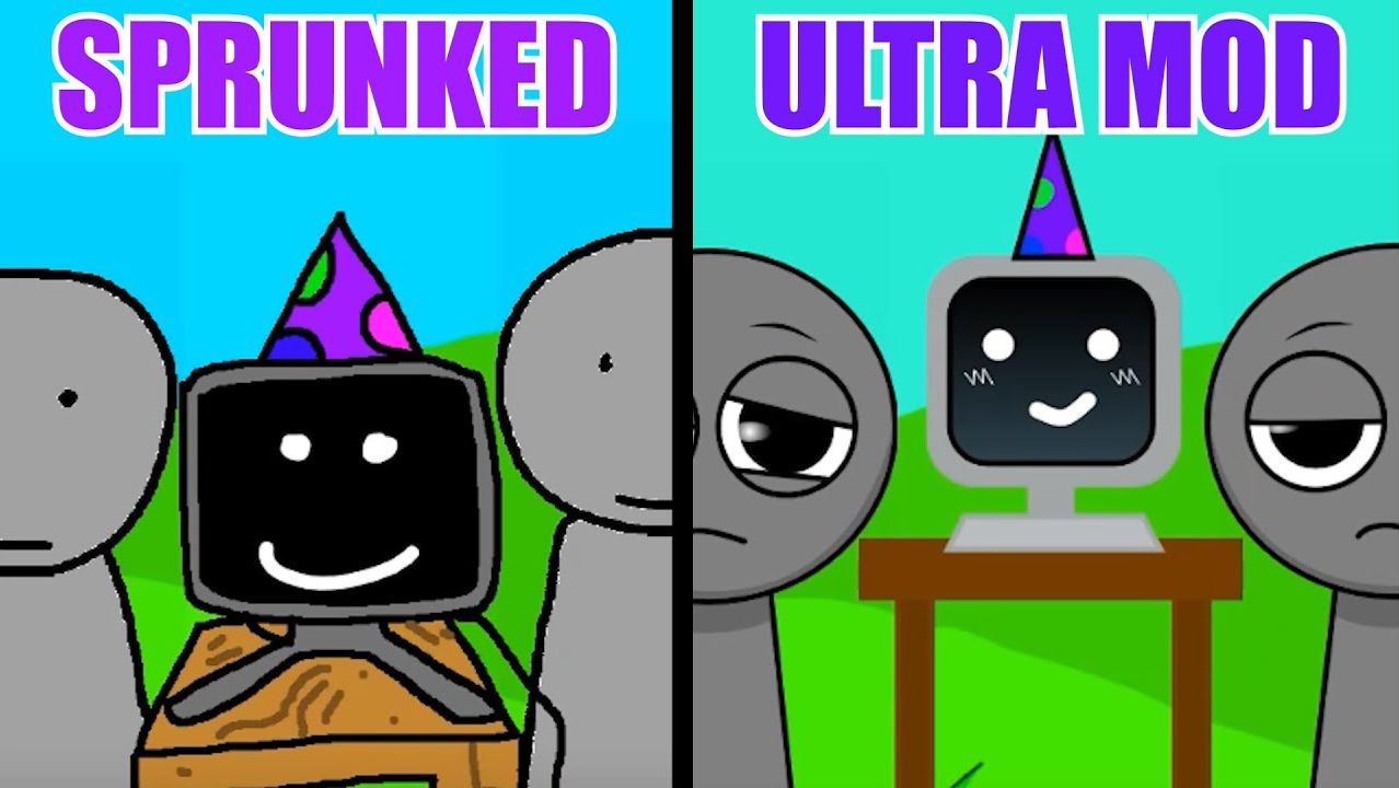 Sprunked VS Sprunked Ультра Мод в Incredibox Sprunki смотреть онлайн