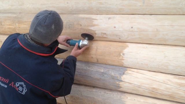 Шлифовка стен в деревянном доме смотреть онлайн