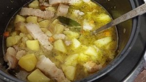 Картофельный суп деревенский в мультиварке!