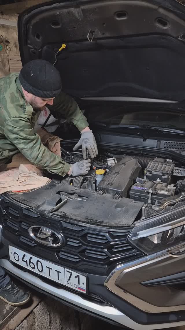 Lada Vesta NG 1.8 ЖОР масла, замена свечей, эндоскопия двигателя, замена масла ТО 11 тыс.км. смотреть онлайн