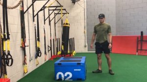 90° Rotation Box Jump | Запрыгивание на бокс с поворотом 90'