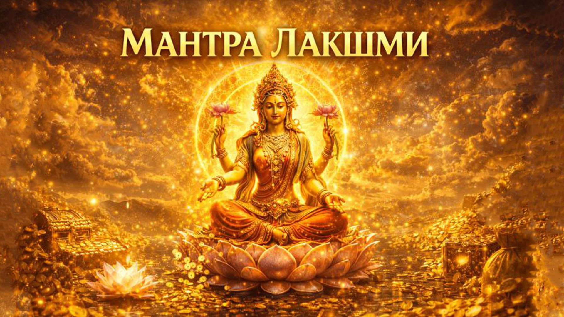 💰 МАНТРА ЛАКШМИ ДЛЯ ИЗОБИЛИЯ И УДАЧИ! Om Shreem Mahalakshmyai Namaha: Деньги и Процветание! 🌸✨ смотреть онлайн