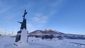 Култучное озеро и центр Петропавловска-Камчатского.