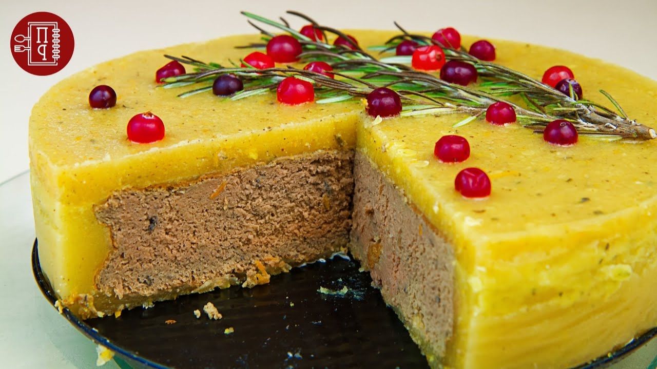 Печёночный Торт в Апельсиновой Шубе:-) Авторское Блюдо на Праздничный Стол смотреть онлайн