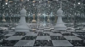 футаж белые шахматы