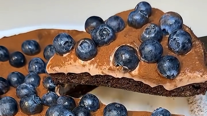 Влажный ПП-брауни с шоколадным кремом…🍰🍫😋