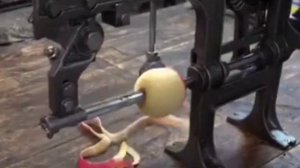 Машина для очистки яблок 1890-х годов