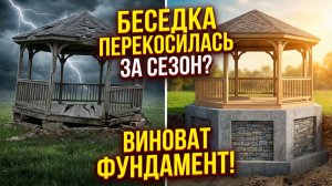 Фундамент для беседки