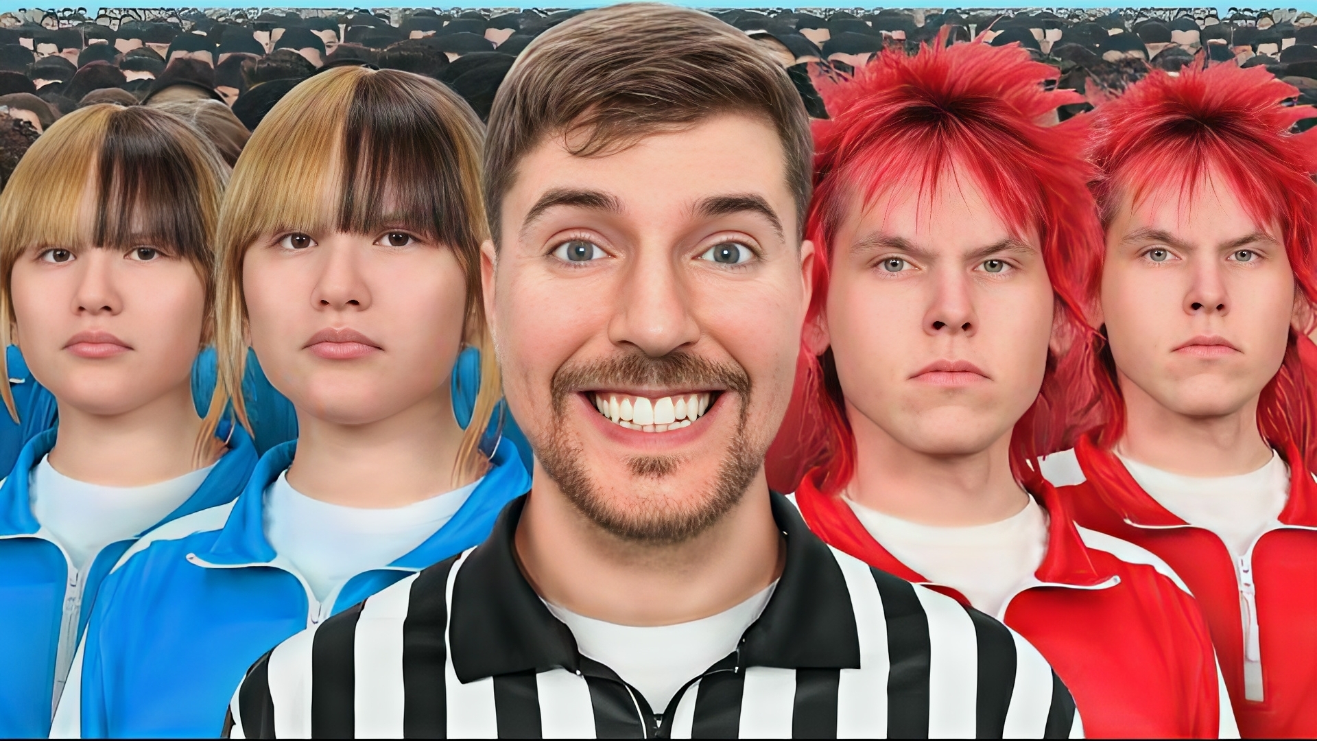 100 пар близнецов борются за 0,000. Мистер Бист