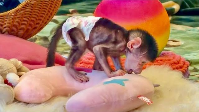 У нас с Николь ТИХОЕ УТРО, у малышки розовое утро с новыми игрушками! смотреть онлайн