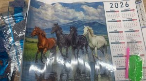 Челлендж 7 дней с алмазной мозаикой